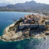 Vista aerea de Calvi, Còrsega