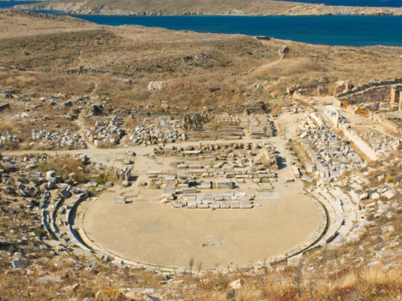 Amfiteatre a Delos,Illes Ciclades