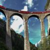 Viaducto de landwasser, Suiza