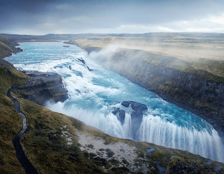 Cascada Gullfoss, Islandia