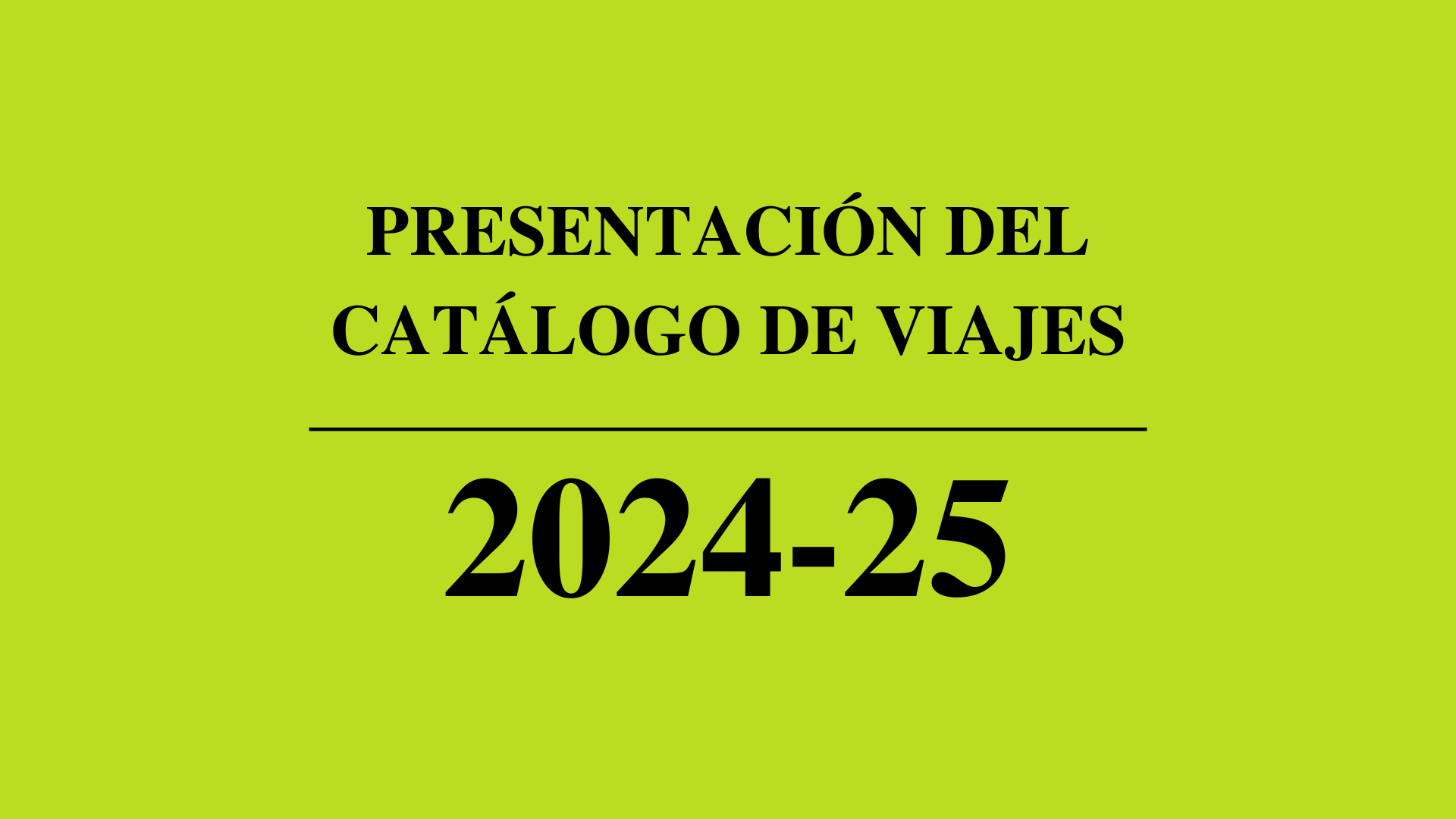 Presentación del Catálogo de viajes 2024 2025 • Club del Viatger