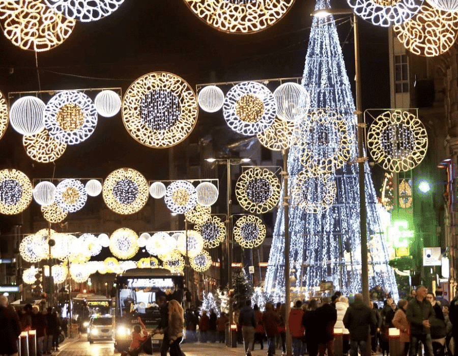 Luces de Navidad en Vigo