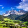 Foto de les imponents muntayes de les Dolomites