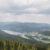 Vista panoràmica de Titisee, a la Selva Negra i Alsàcia