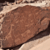 Pedra típica de Twyfelfontein, a Namíbia