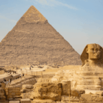 Piràmides i esfinx a El Caire