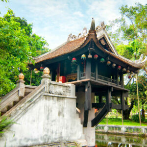 Arquitectura de una Pagoda en Vietnam