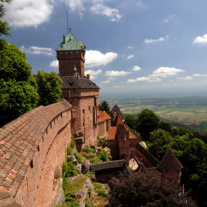 Panoràmica del castell de Haut Koenigsburg, Selva Negra i Alsàcia